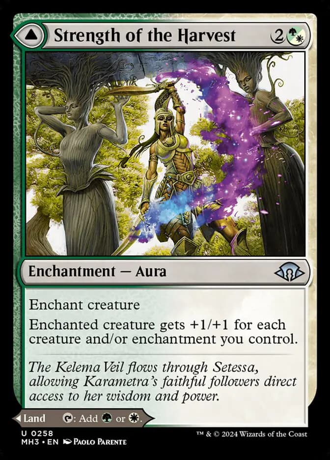Card image of Strength of the Harvest / Haven of the Harvest