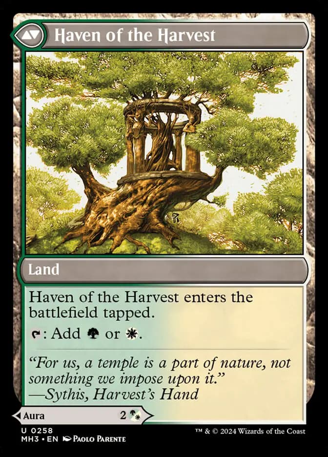 Card image of Strength of the Harvest / Haven of the Harvest