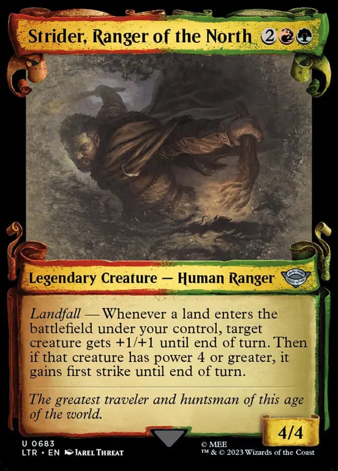 Card image of Strider, Ranger of the North