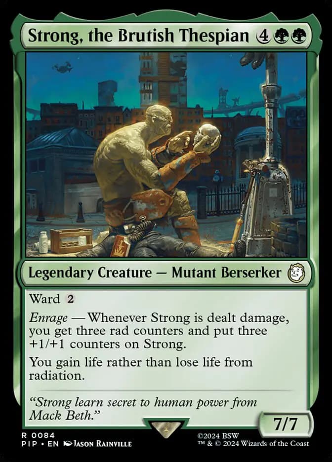 Card image of Strong, the Brutish Thespian