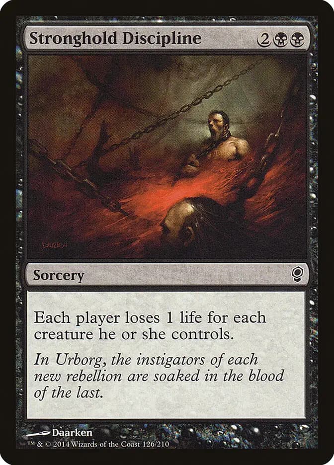 Card image of Stronghold Discipline