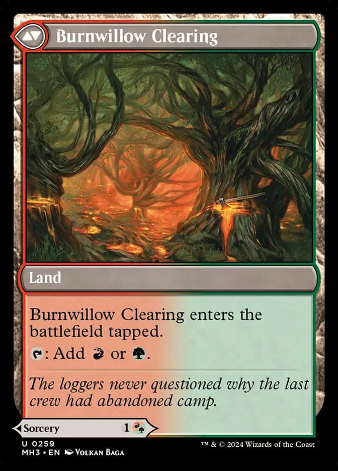 Card image of Stump Stomp / Burnwillow Clearing