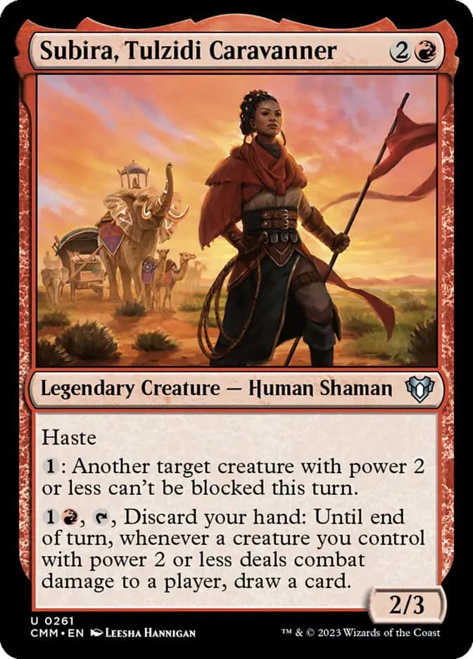 Card image of Subira, Tulzidi Caravanner