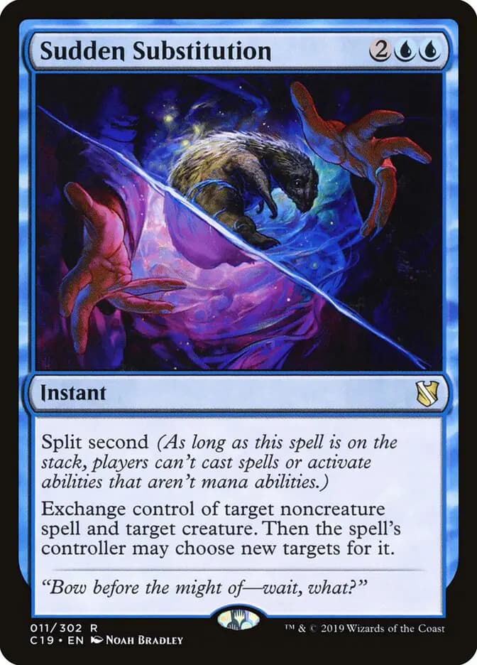 Card image of Sudden Substitution