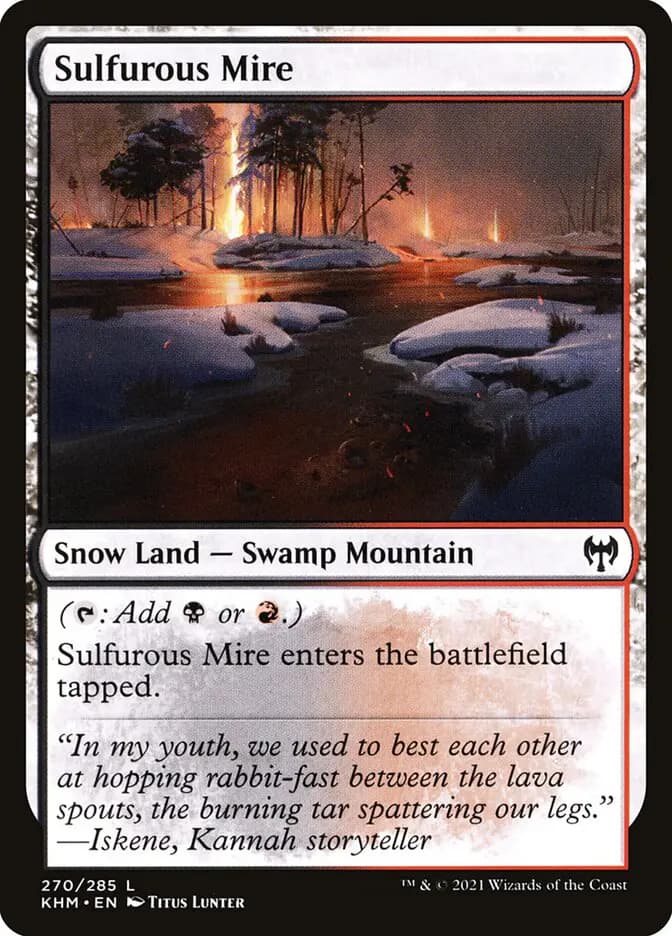Card image of Sulfurous Mire
