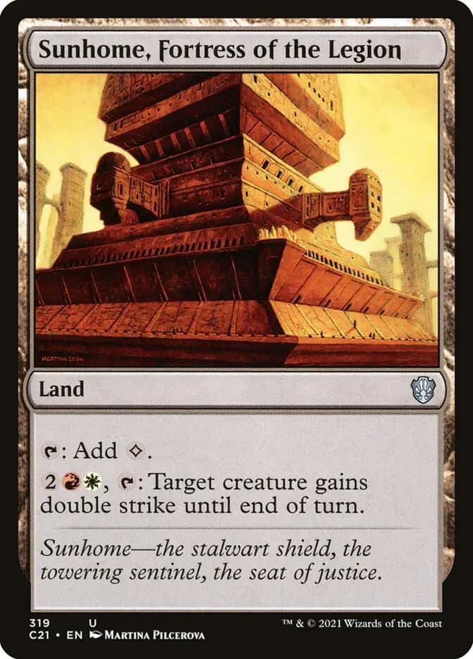 Card image of Sunhome, Fortress of the Legion