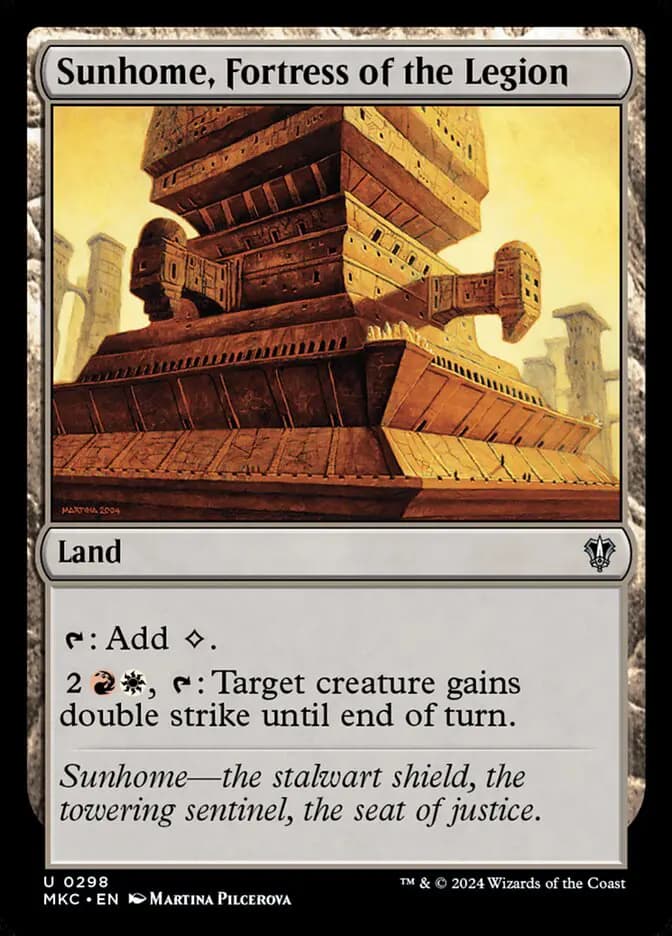 Card image of Sunhome, Fortress of the Legion