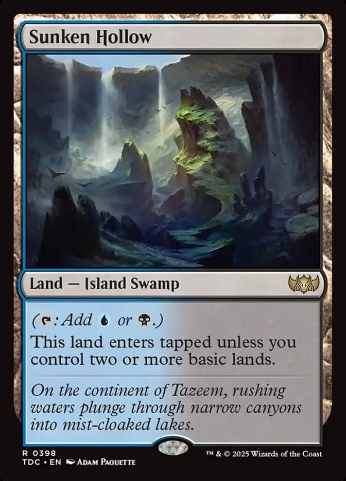 Card image of Sunken Hollow