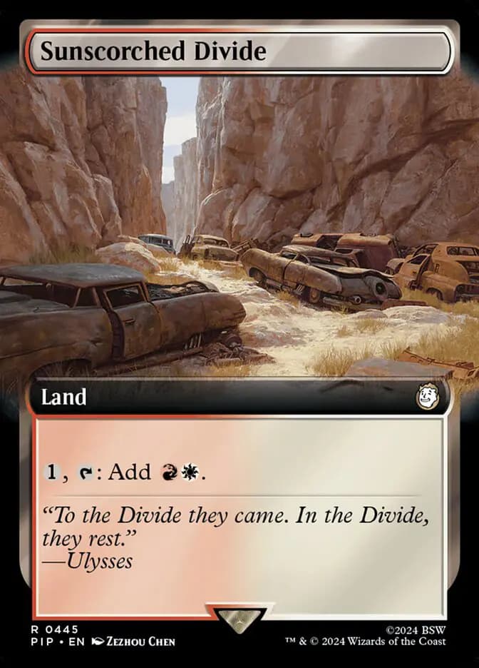 Card image of Sunscorched Divide