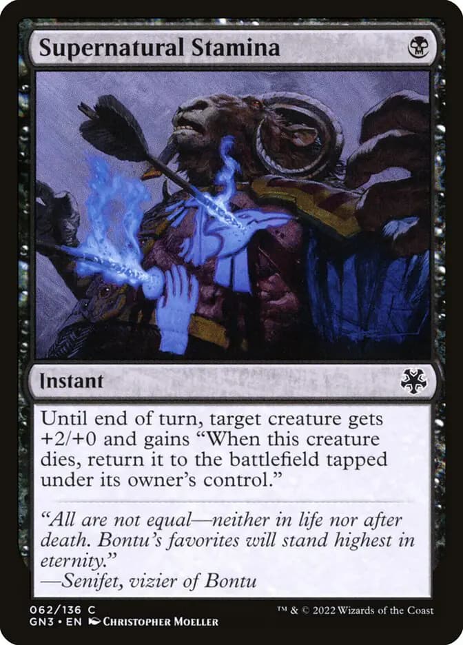 Card image of Supernatural Stamina