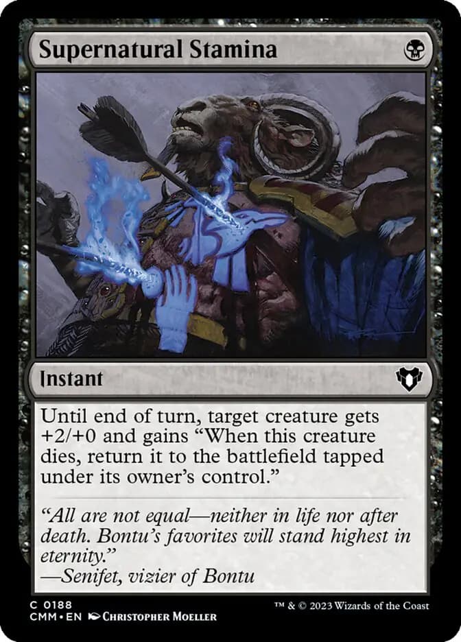 Card image of Supernatural Stamina
