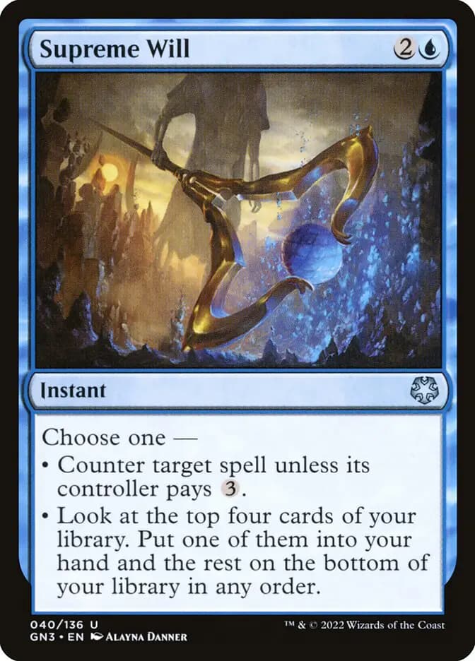 Card image of Supreme Will