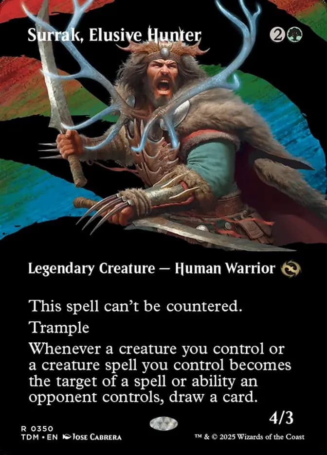 Card image of Surrak, Elusive Hunter