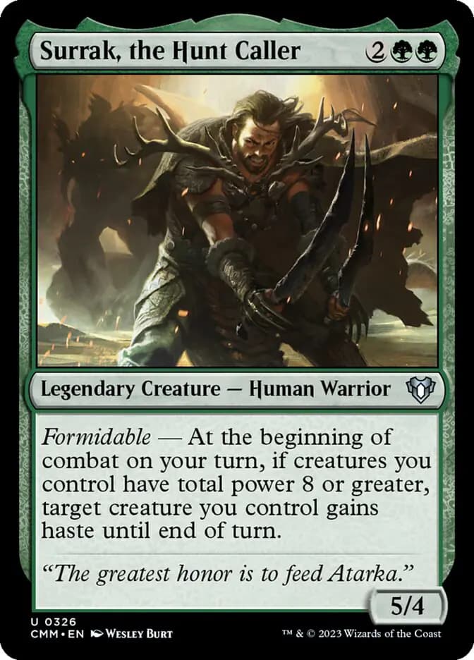 Card image of Surrak, the Hunt Caller