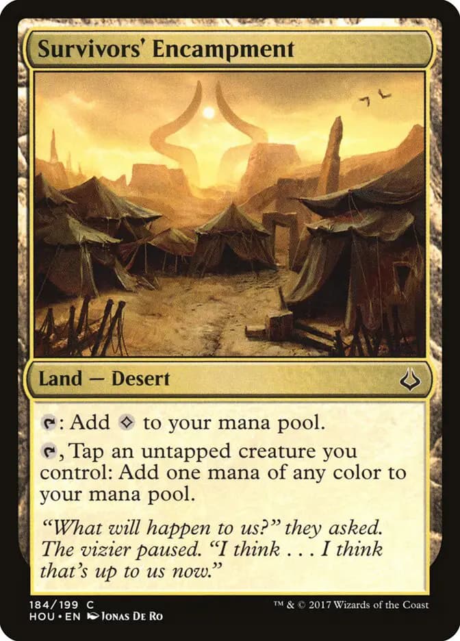 Card image of Survivors' Encampment