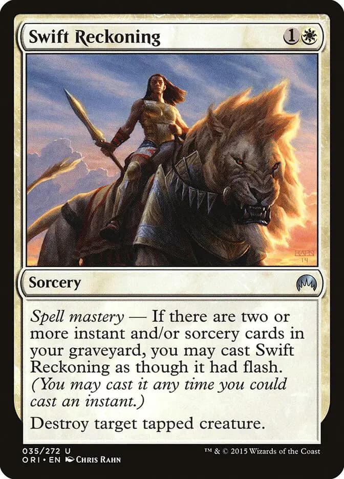 Card image of Swift Reckoning