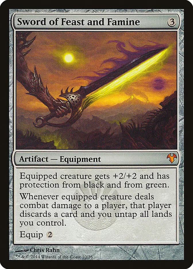 Card image of Sword of Feast and Famine