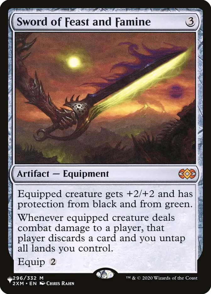Card image of Sword of Feast and Famine