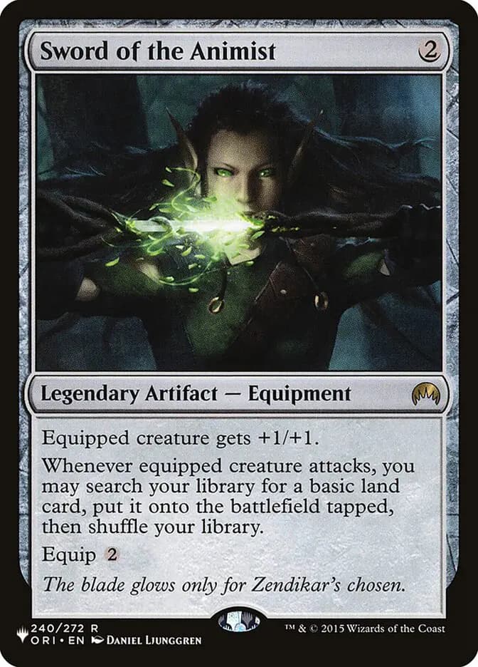 Card image of Sword of the Animist