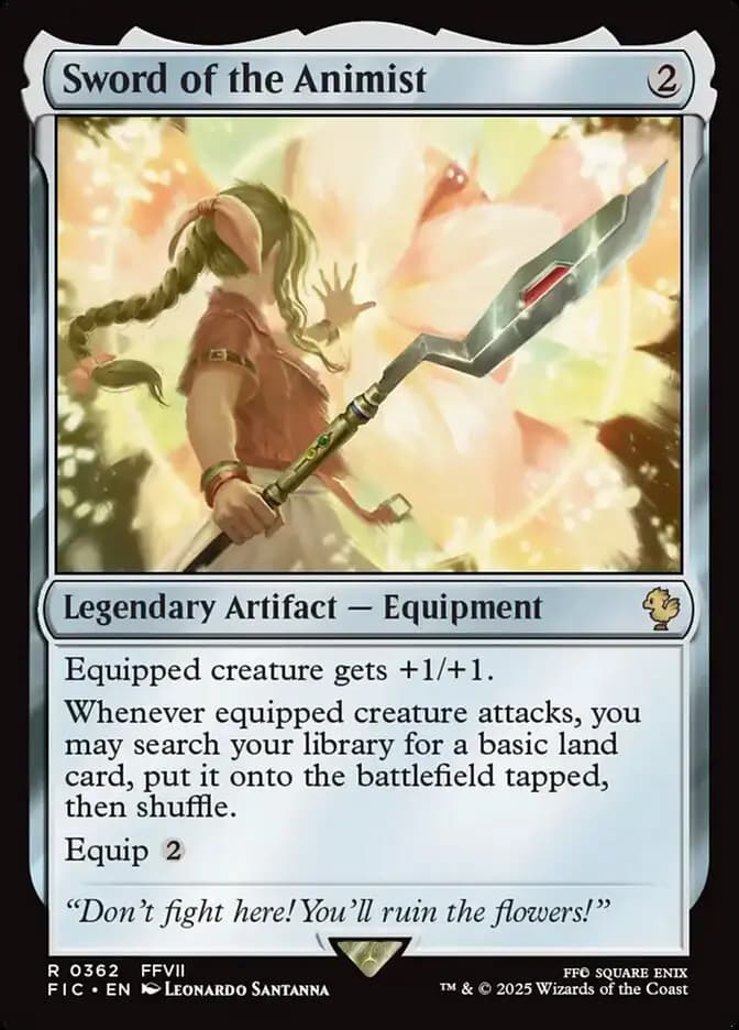 Card image of Sword of the Animist