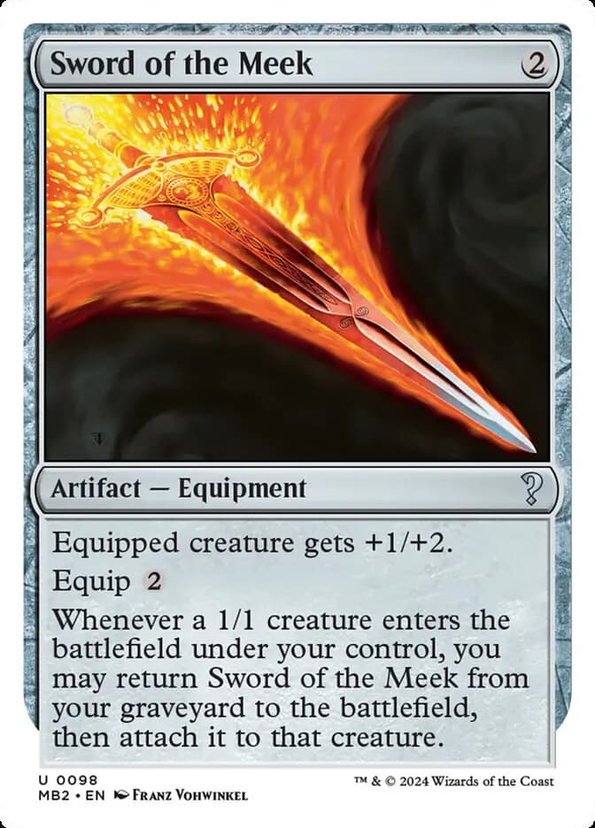 Card image of Sword of the Meek