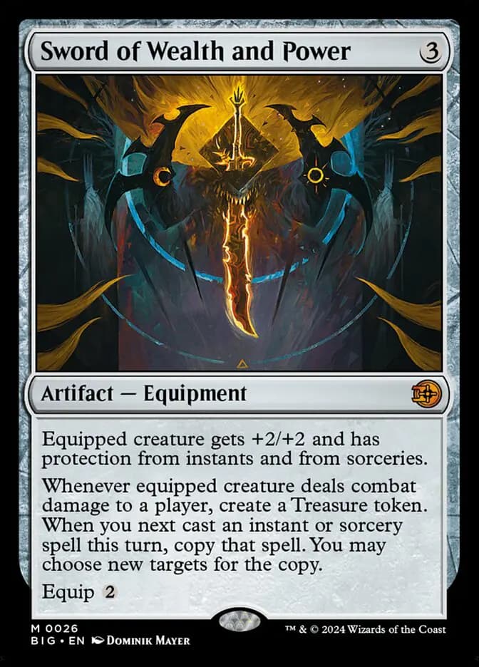 Card image of Sword of Wealth and Power