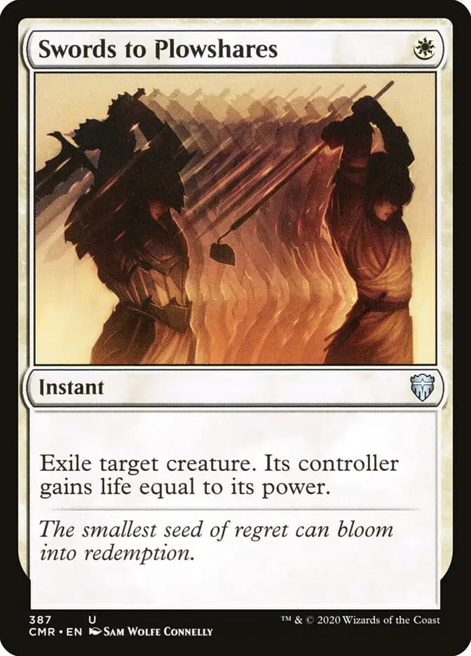 Card image of Swords to Plowshares