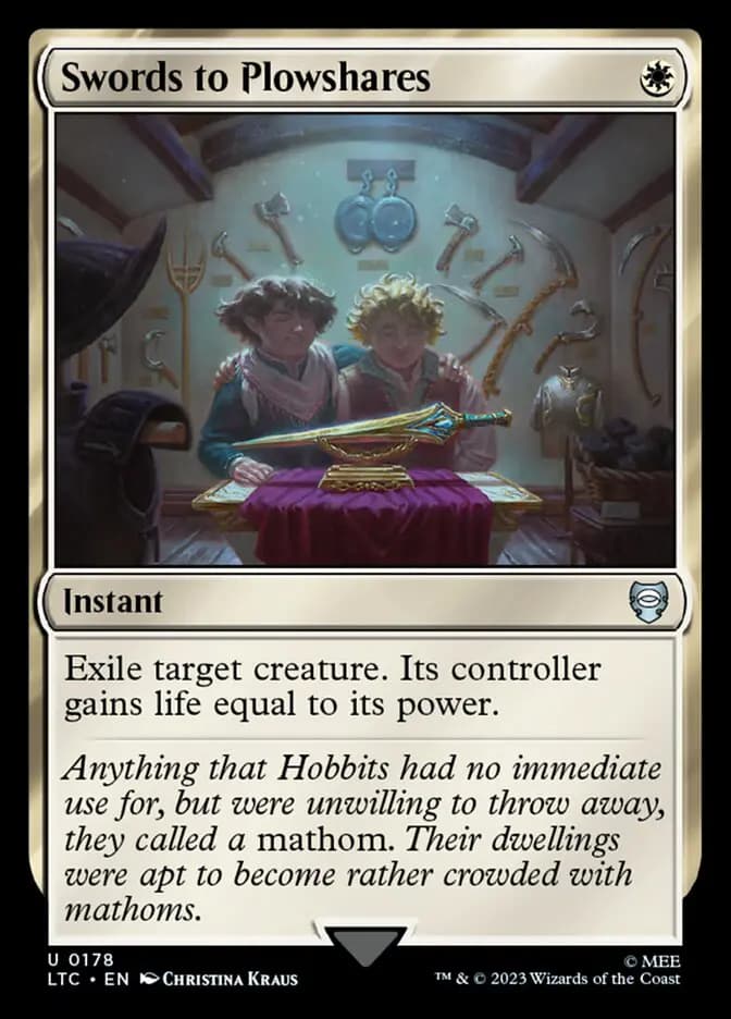 Card image of Swords to Plowshares