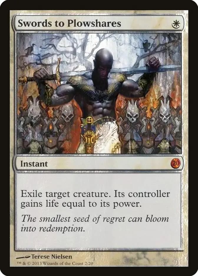Card image of Swords to Plowshares