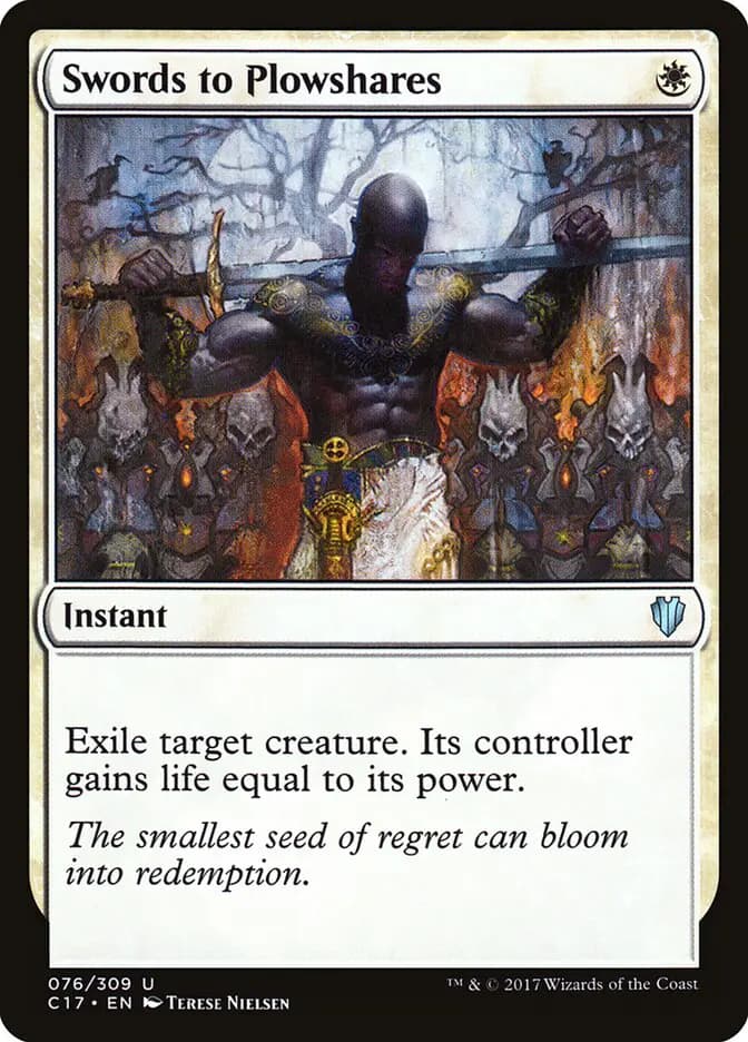 Card image of Swords to Plowshares