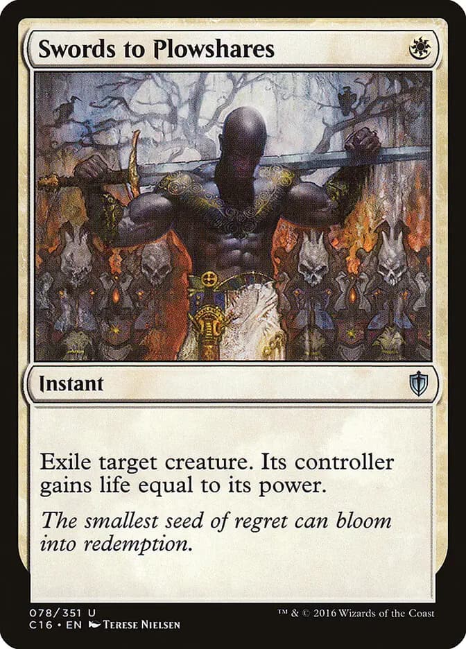 Card image of Swords to Plowshares