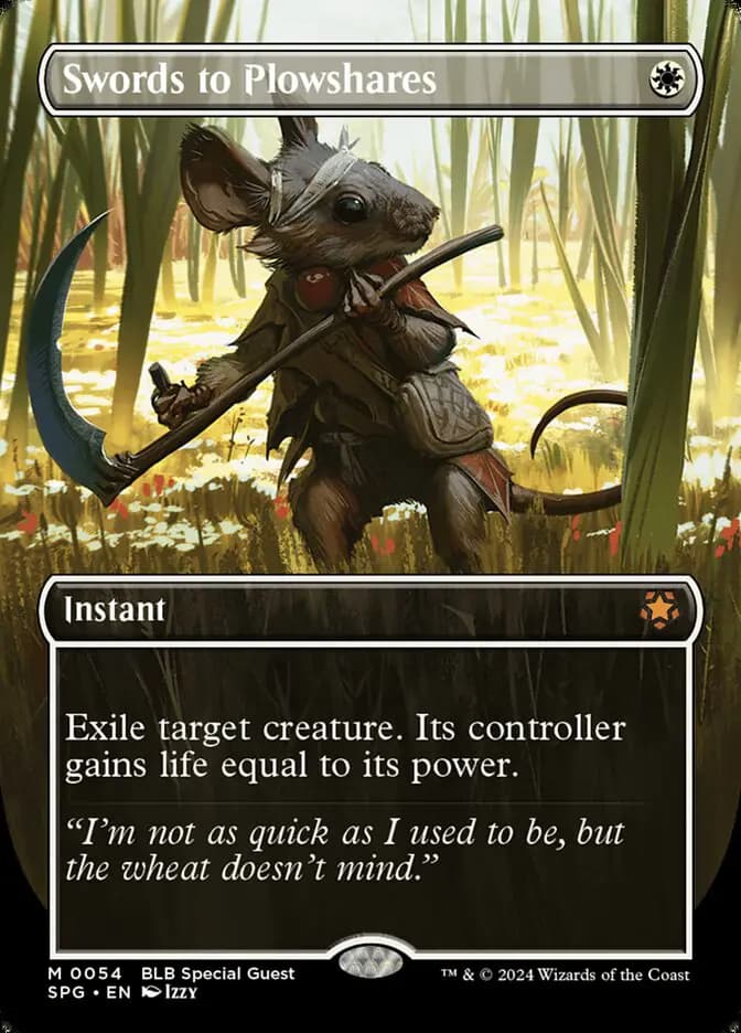 Card image of Swords to Plowshares
