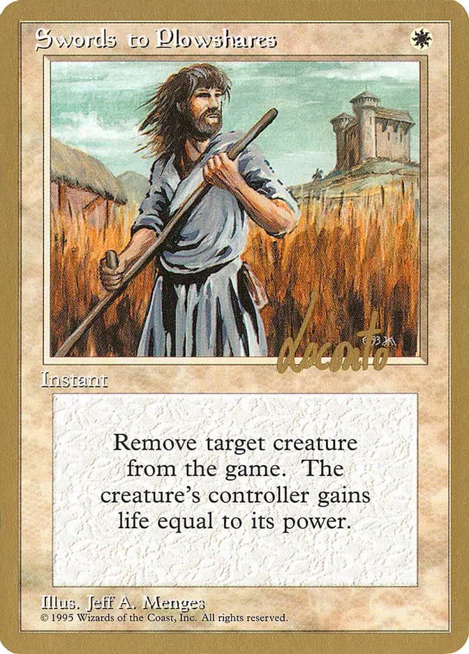 Card image of Swords to Plowshares