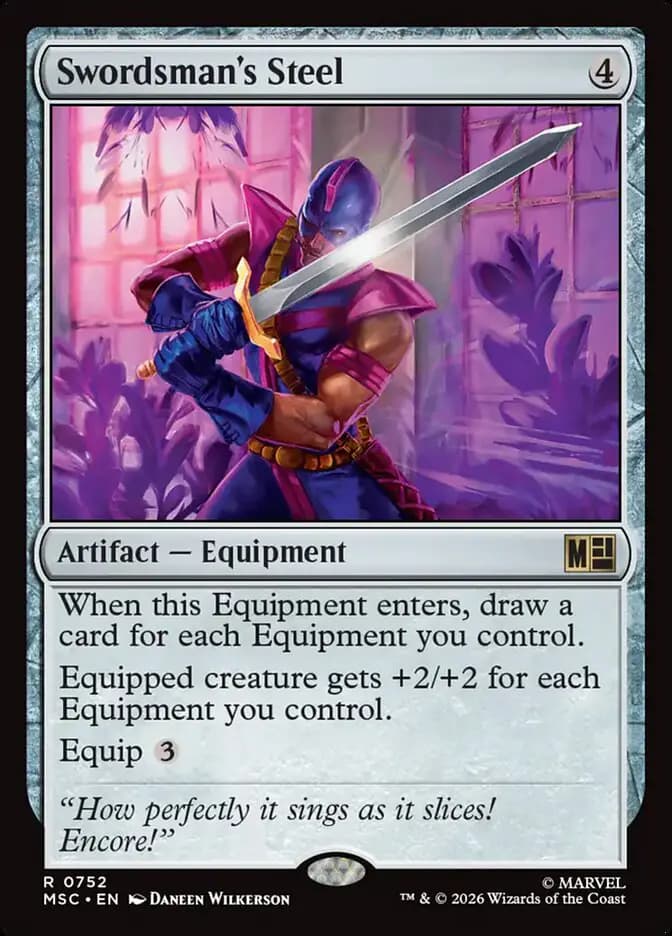 Card image of Swordsman's Steel