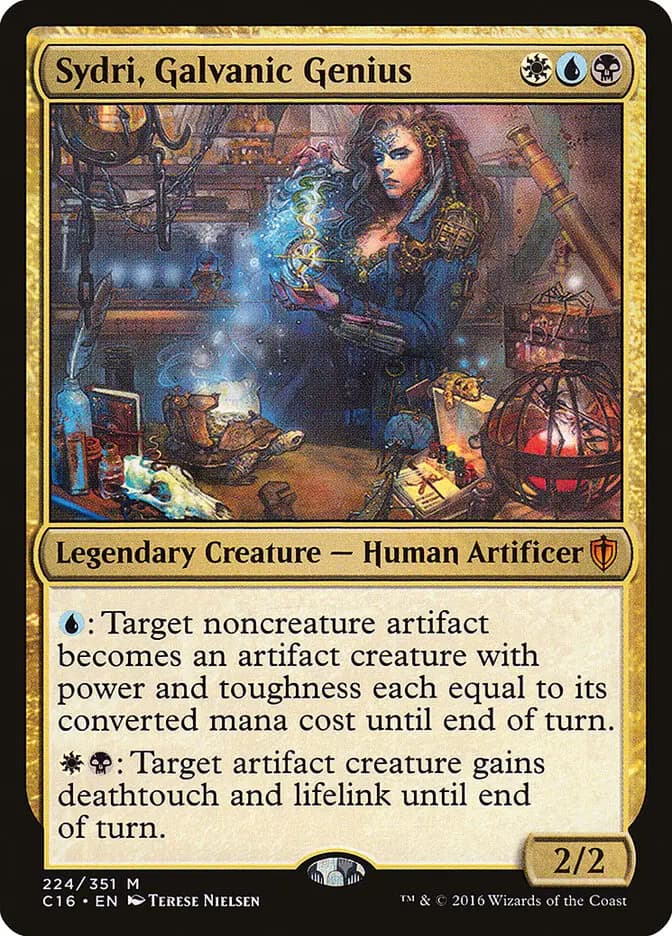 Card image of Sydri, Galvanic Genius