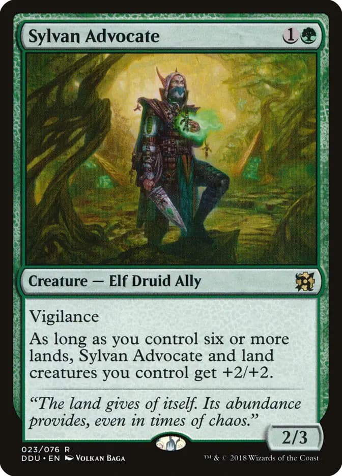 Card image of Sylvan Advocate
