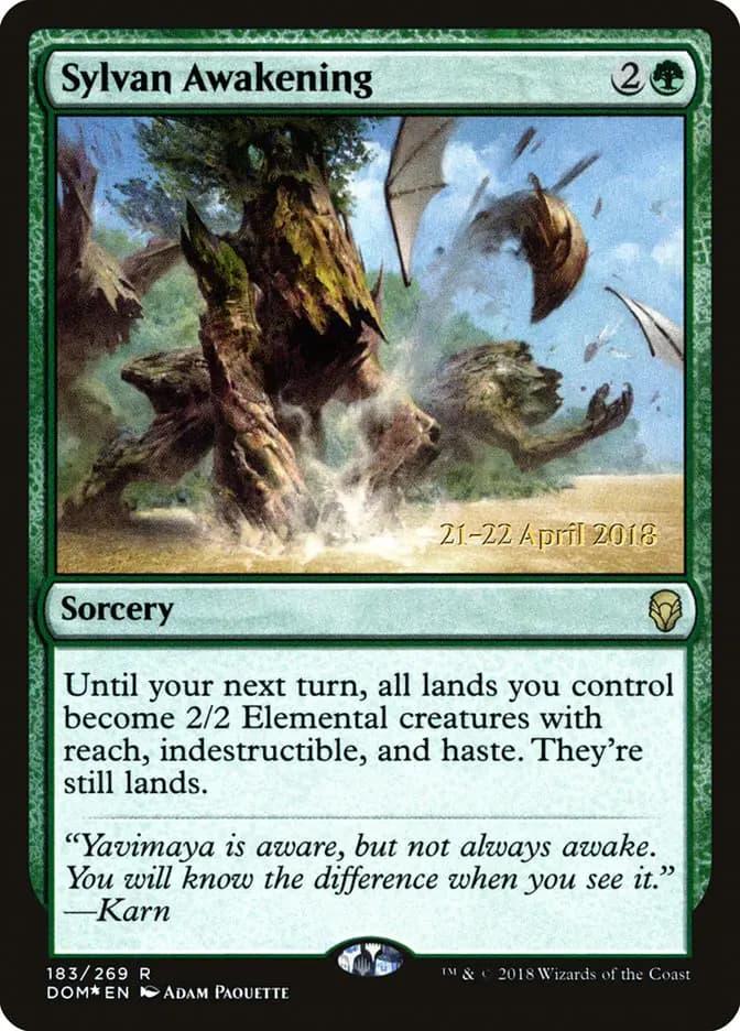 Card image of Sylvan Awakening