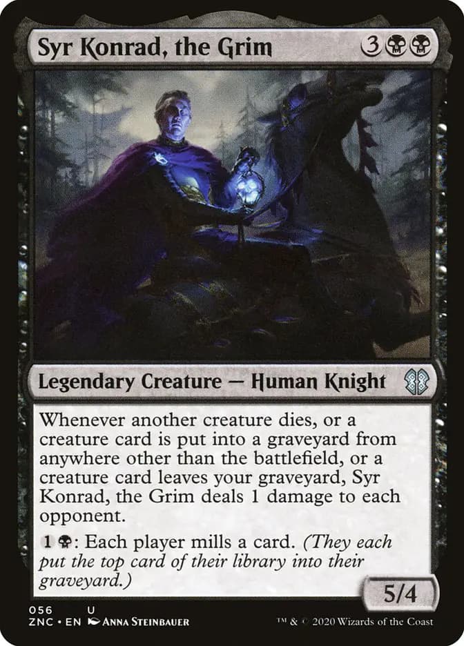 Card image of Syr Konrad, the Grim