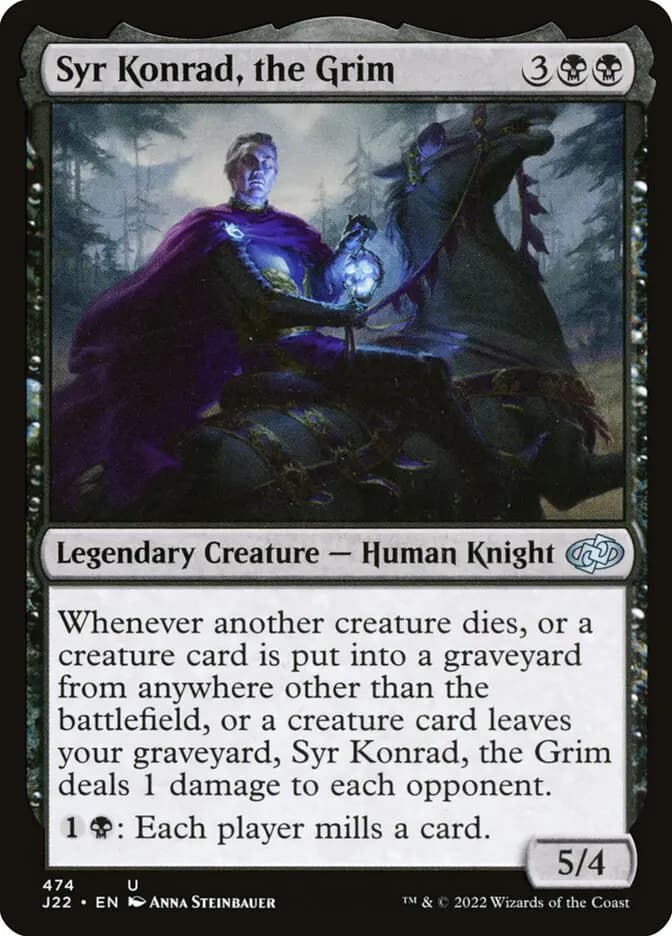 Card image of Syr Konrad, the Grim