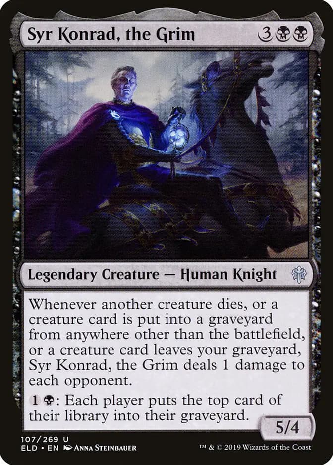 Card image of Syr Konrad, the Grim