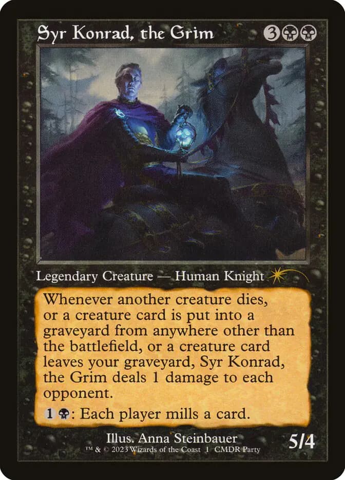 Card image of Syr Konrad, the Grim