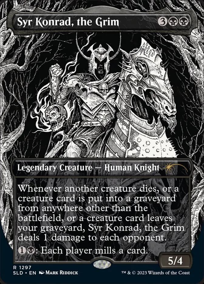 Card image of Syr Konrad, the Grim