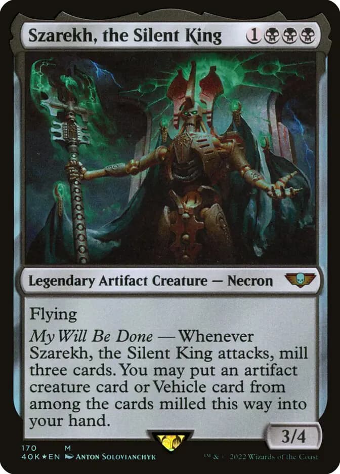 Card image of Szarekh, the Silent King