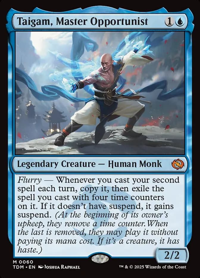 Card image of Taigam, Master Opportunist