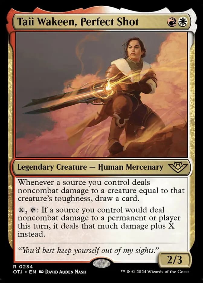 Card image of Taii Wakeen, Perfect Shot