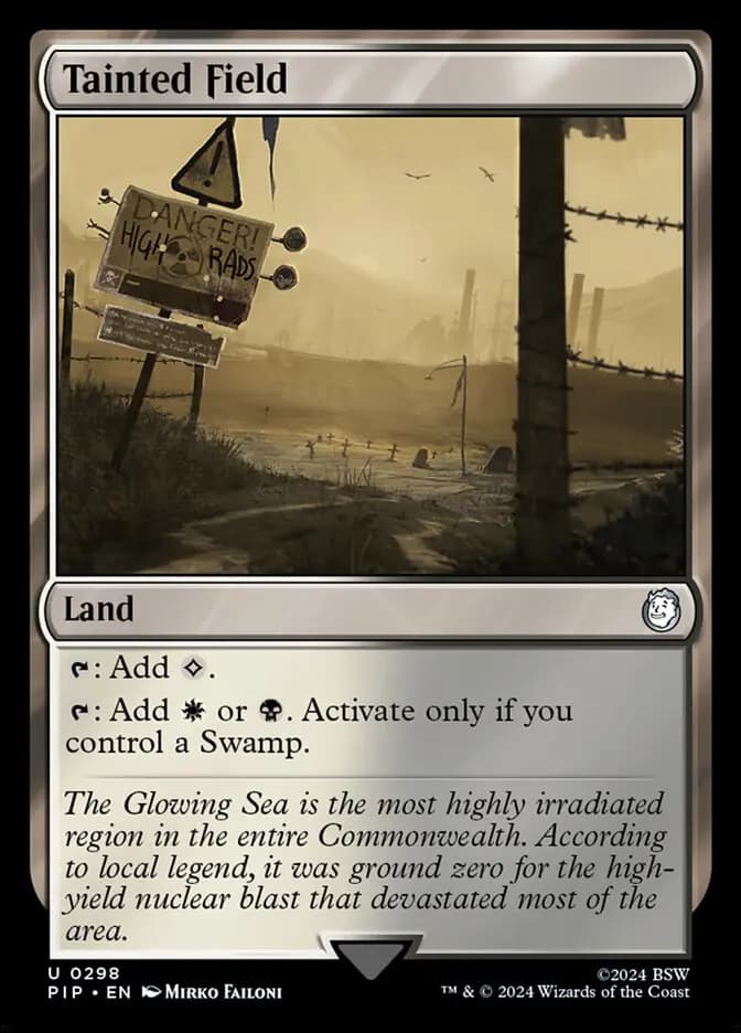 Card image of Tainted Field