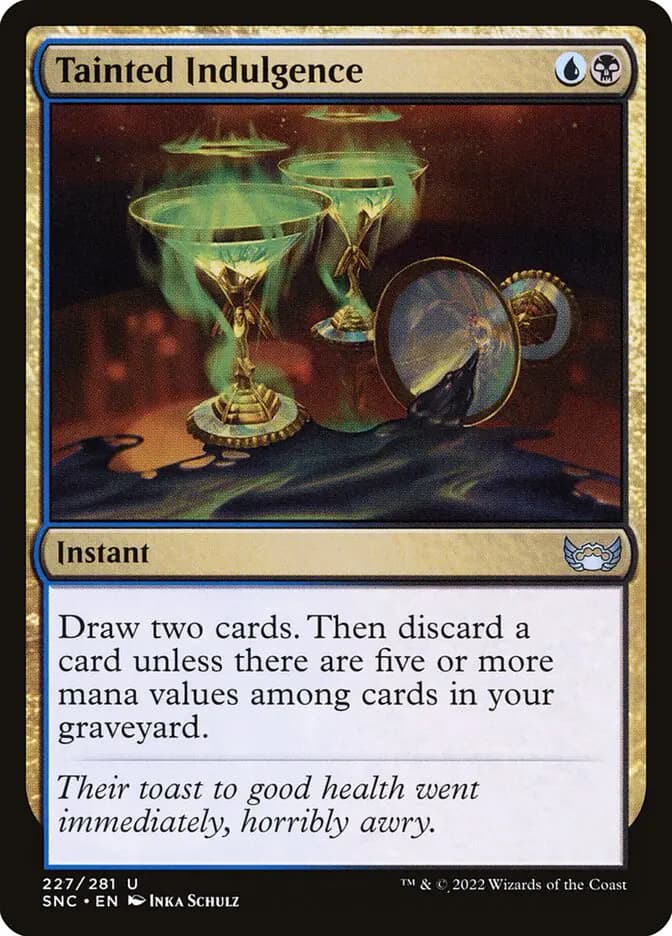 Card image of Tainted Indulgence