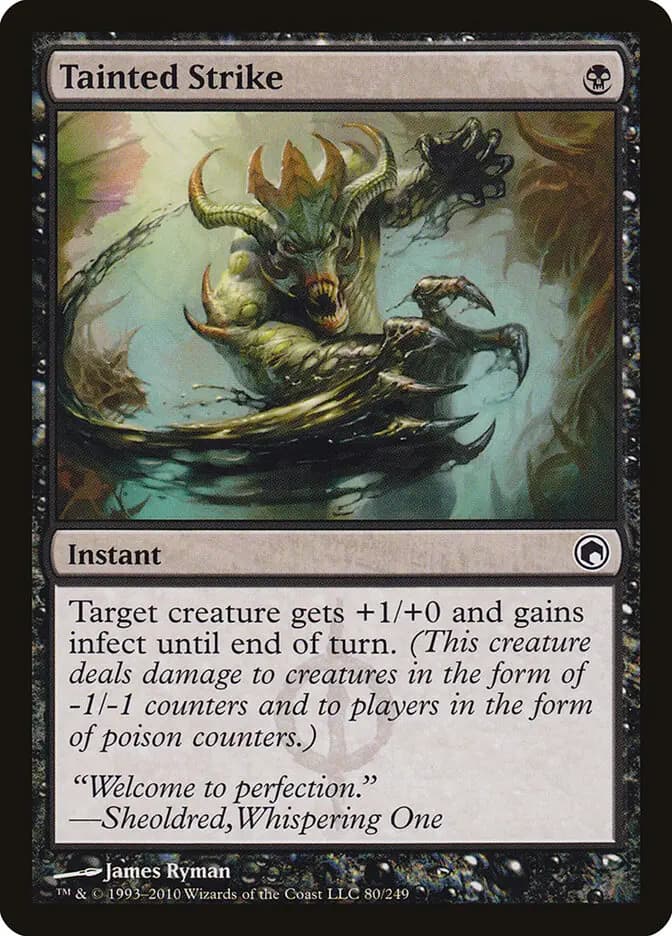 Card image of Tainted Strike