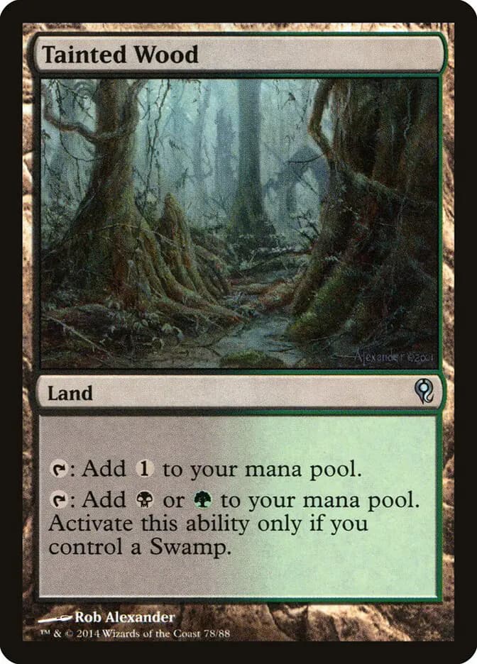 Card image of Tainted Wood