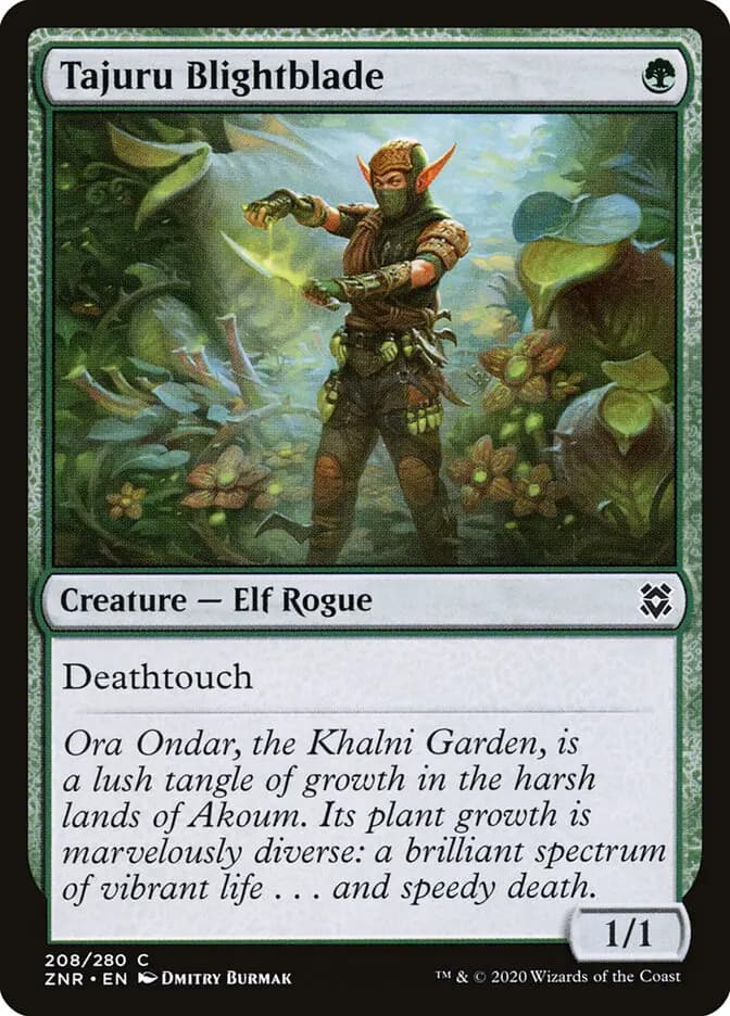 Card image of Tajuru Blightblade